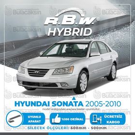 R.B.W Hyundai Sonata Ön 2005-2010 Hibrit Silecek Takımı