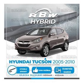 R.B.W Hyundai Tucson Ön 2005-2010 Hibrit Silecek Takımı