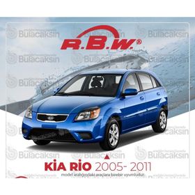 R.B.W Kia Rio Ön 2005-2011 Hibrit Silecek Takımı