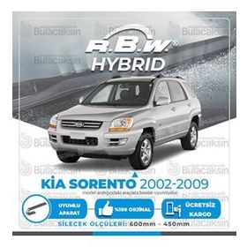 R.B.W Kia Sorento Ön 2002-2009 Hibrit Silecek Takımı