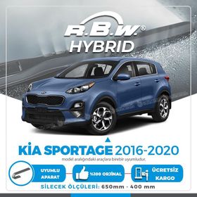 R.B.W Kia Sportage Ön 2016-2020 Hibrit Silecek Takımı