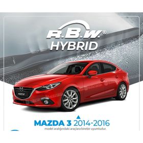 R.B.W Mazda 3 HB Ön 2014-2016 Hibrit Silecek Takımı