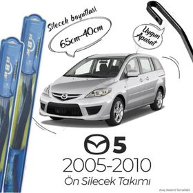 R.B.W Mazda 5 Ön 2005-2010 Hibrit Silecek Takımı