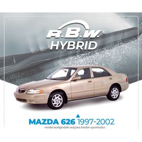 R.B.W Mazda 626 Ön 1997-2002 Hibrit Silecek Takımı