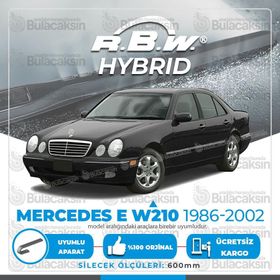 R.B.W Mercedes E W210 Ön 1996-2002 Hibrit Silecek Takımı