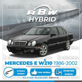 R.B.W Mercedes E W210 Ön 1996-2002 Hibrit Silecek Takımı