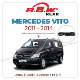 R.B.W Mercedes Vito 2011-2014 Arka Silecek