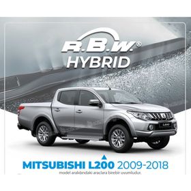 R.B.W Mitsubishi L200 Ön 2009-2018 Hibrit Silecek Takımı