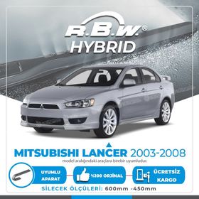 R.B.W Mitsubishi Lancer Ön 2003-2008 Hibrit Silecek Takımı