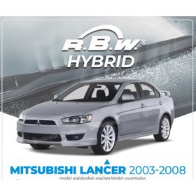 R.B.W Mitsubishi Lancer Ön 2003-2008 Hibrit Silecek Takımı