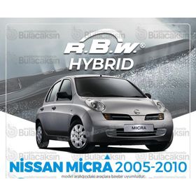R.B.W Nissan Micra 2005-2010 Hibrit Ön Silecek Takımı