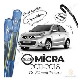 R.B.W Nissan Micra Ön 2011-2016 Hibrit Silecek Takımı