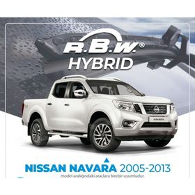 R.B.W Nissan Navara Ön 2005-2013 Hibrit Silecek Takımı