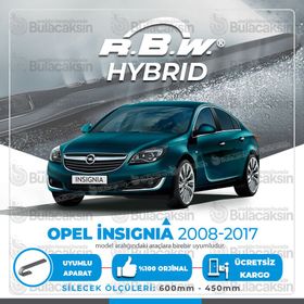 R.B.W Opel Insignia Ön 2008-2016 Hibrit Silecek Takımı