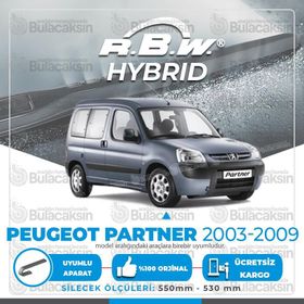 R.B.W Peugeot Partner M5 Hibrit 2002-2011 Ön Silecek Takımı