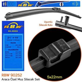R.B.W Polo 4 Kasa 2001-2005 Arası Ön Silecek Takımı
