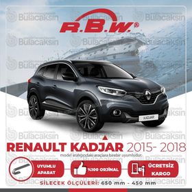 R.B.W Renault Kadjar 2015-2021 Muz Silecek Takımı