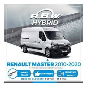 R.B.W Renault Master Hibrit Ön 2010-2020 Silecek Takımı