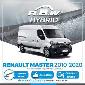 R.B.W Renault Master Hibrit Ön 2010-2020 Silecek Takımı