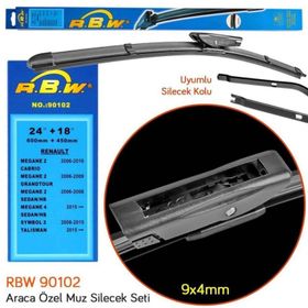 R.B.W Renault Megane 2 Cabrio 2006-2010 Arası Ön Silecek Takımı