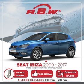 R.B.W Seat Ibiza 2009-2016 Muz Silecek Takımı