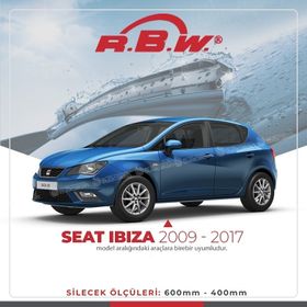 R.B.W Seat Ibiza 2009-2016 Muz Silecek Takımı