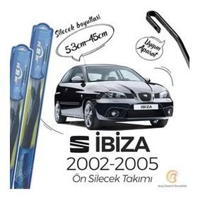 R.B.W Seat İbiza Ön Hibrit 2002-2005 Silecek Takımı