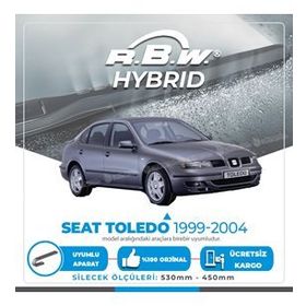 R.B.W Seat Toledo Hibrit 1999-2004 Ön Silecek Takımı