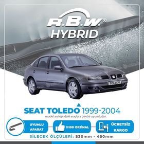 R.B.W Seat Toledo Hibrit 1999-2004 Ön Silecek Takımı