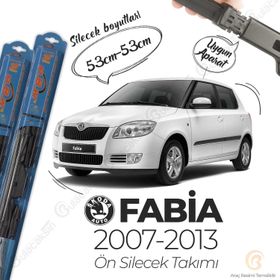R.B.W Skoda Fabia 2007-2013 Hibrit Ön Silecek Takımı