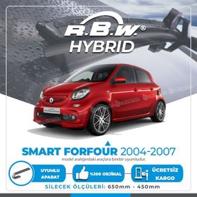 R.B.W Smart Forfour Hibrit 2004-2007 Ön Silecek Takımı