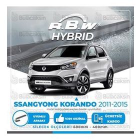 R.B.W Ssangyong Korando Hibrit 2011-2015 Ön Silecek Takımı
