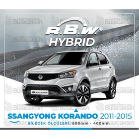 R.B.W Ssangyong Korando Hibrit 2011-2015 Ön Silecek Takımı