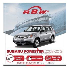 R.B.W Subaru Forester 2008-2012 Muz Silecek Takımı