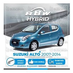 R.B.W Suzuki Alto Hibrit 2007-2014 Ön Silecek Takımı
