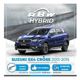 R.B.W Suzuki Sx4 S Cross 2013-2015 Hibrit Ön Silecek Takımı