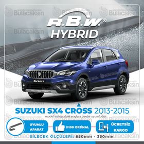 R.B.W Suzuki Sx4 S Cross 2013-2015 Hibrit Ön Silecek Takımı