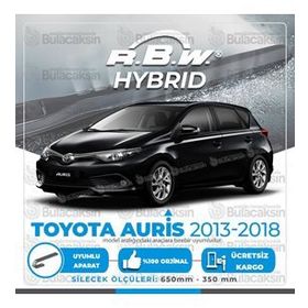 R.B.W Toyota Auris Hibrit 2013-2018 Ön Silecek Takımı
