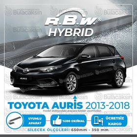R.B.W Toyota Auris Hibrit 2013-2018 Ön Silecek Takımı