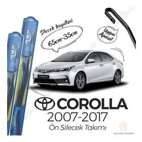 R.B.W Toyota Corolla 2007-2017 Hibrit Ön Silecek Takımı