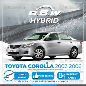 R.B.W Toyota Corolla Sedan Hibrit 2002-2006 Ön Silecek Takımı