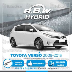 R.B.W Toyota Verso 2009-2013 Ön Hybrid Silecek Takımı
