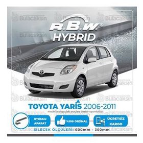R.B.W Toyota Yaris Hibrit 2006-2011 Ön Silecek Takımı
