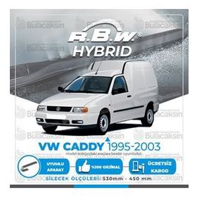 R.B.W Volkswagen Caddy Hibrit 1995-2003 Ön Silecek Takımı