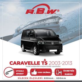 R.B.W Volkswagen Caravelle T5 2003-2013 Muz Silecek Takımı