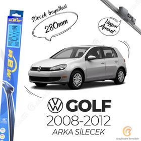 R.B.W Volkswagen Golf 6 2008-2012 Arka Silecek
