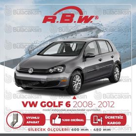R.B.W Volkswagen Golf 6 2008-2012 Muz Silecek Takımı