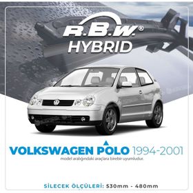 R.B.W Volkswagen Polo Hibrit 1994-2001 Ön Silecek Takımı