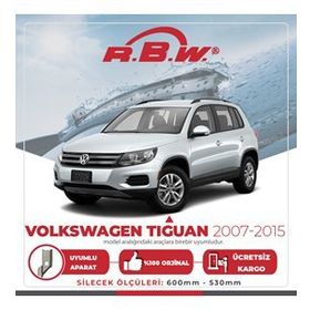 R.B.W Volkswagen Tiguan 2007-2015 Muz Silecek Takımı