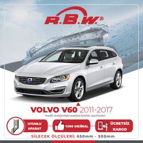 R.B.W Volvo V60 2011-2017 Muz Silecek Takımı